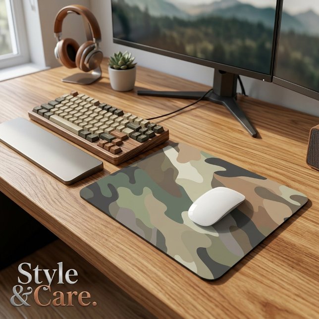 Eye Catching Modern Camouflage Pattern Mouse Mat (Eye Catching Modern Camouflage Pattern Mouse Pad)