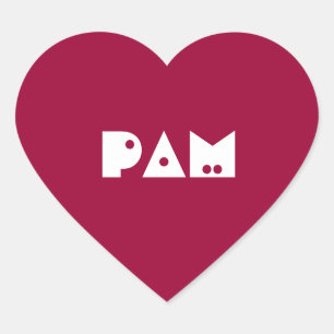 Eye-catching name tag template