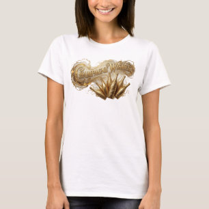 Eye-Catching Orange CHAMPAGNE WISHES 3D Text Art T-Shirt