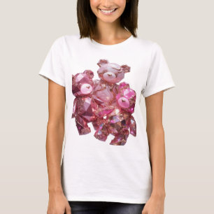Eye-Catching Pink GEMSTONE BEARS 3D Text Art T-Shirt