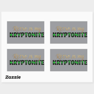 eye catching rectangular 80's/90's stickers