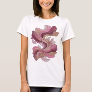 Eye-Catching Silver ABSTRACT ART Art Print T-Shirt