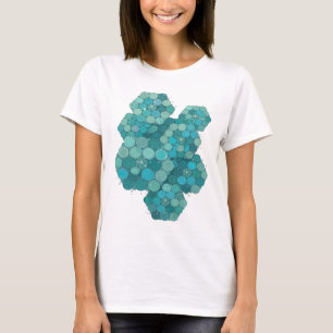 Eye-Catching Silver UNKNWN Artistic Motif T-Shirt