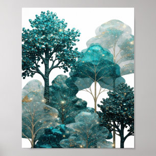 Eye-Catching Silver UNSEEN TREES Poster