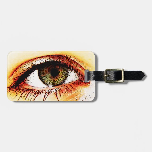 Eye cd ltm luggage tag (Front Horizontal)