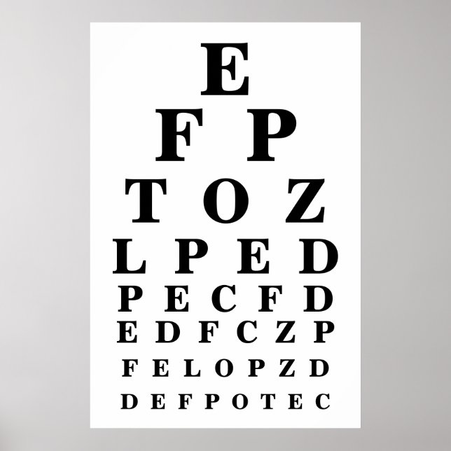 Eye Chart (Front)