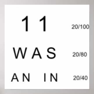 Eye Chart - 911 Truth