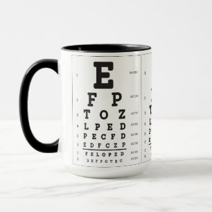 Eye Chart doctor  Mug