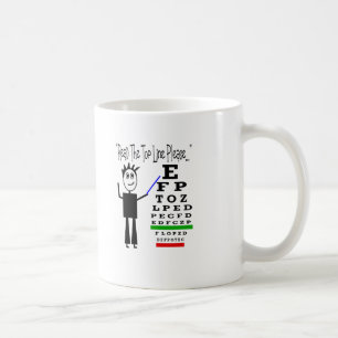 Eye Chart Eye Doctor Design Gifts Coffee Mug