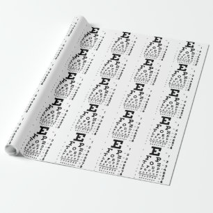 Eye Chart Wrapping Paper