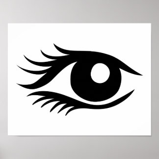 Eye cilia poster