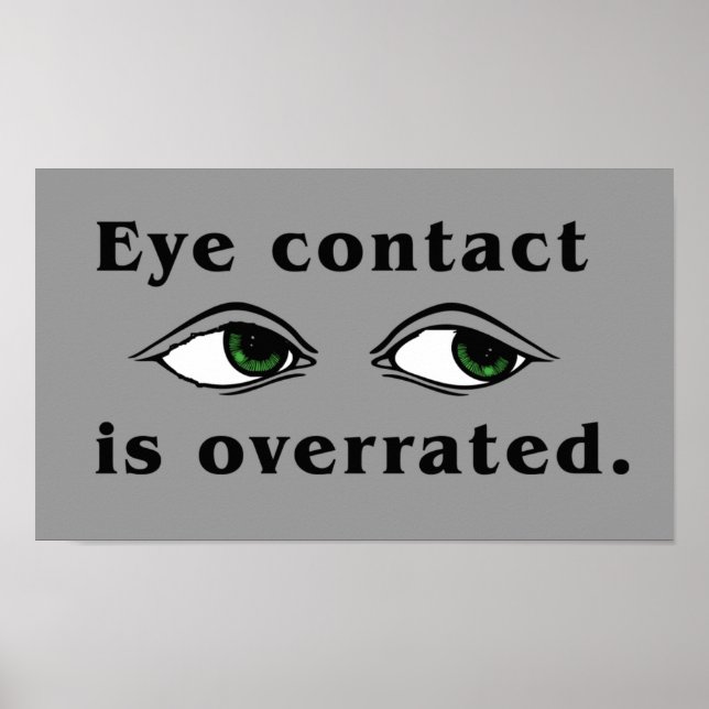 Eye Contact Poster (Front)