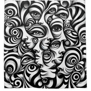 Eye Design Shower Curtain