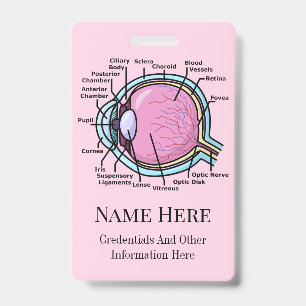 Eye Diagram ID Badge