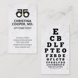 Eye Doctor   Eye Exam   Optometrist Business Card