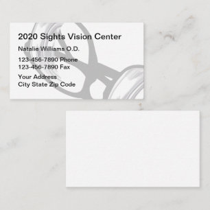 Eye Doctor Of Optometry Office Business Card