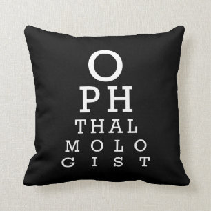 Eye Doctor Ophthalmologist Vision Test Cushion
