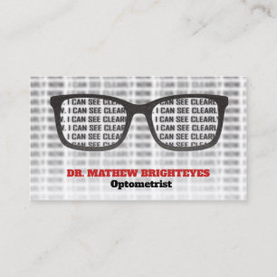 Eye Doctor Optometrist Business Card