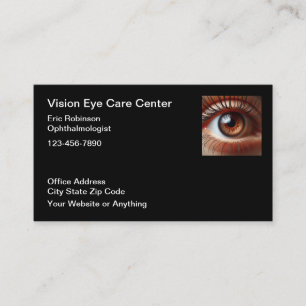 Eye Doctor Vision Care Business Cards