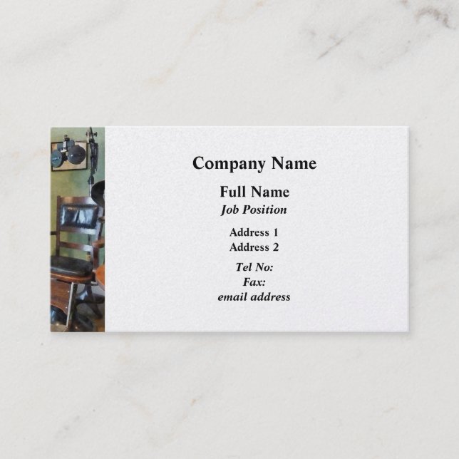 Eye Doctor's Office - Platinum Business Card (Front)