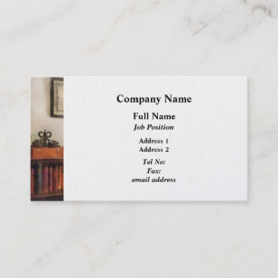 Eye Doctor's Office With Diploma Business Card