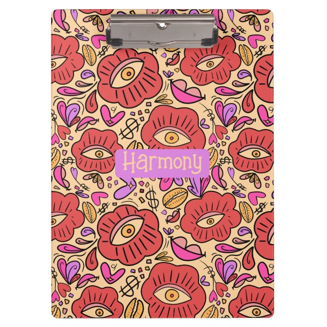 Eye Doodle Manifest Clipboard (Front)