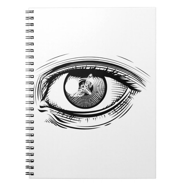 eye dragonfly notebook (Front)