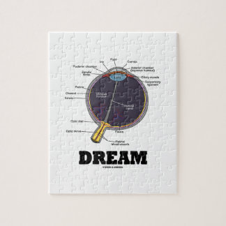 Eye Dream Anatomical Human Eyeball Humour Jigsaw Puzzle