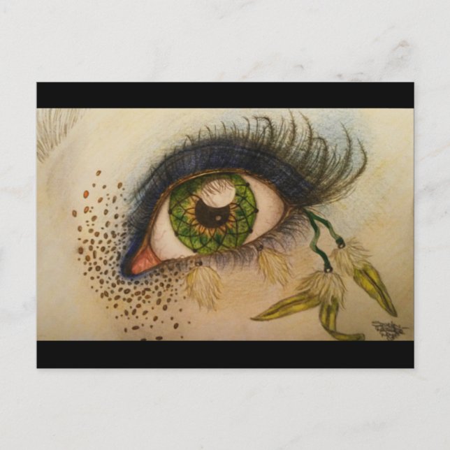 Eye Dreamcatcher postcard (Front)