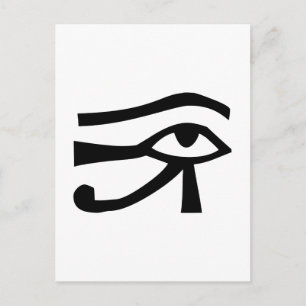 Eye, Egyptian hieroglyph Postcard