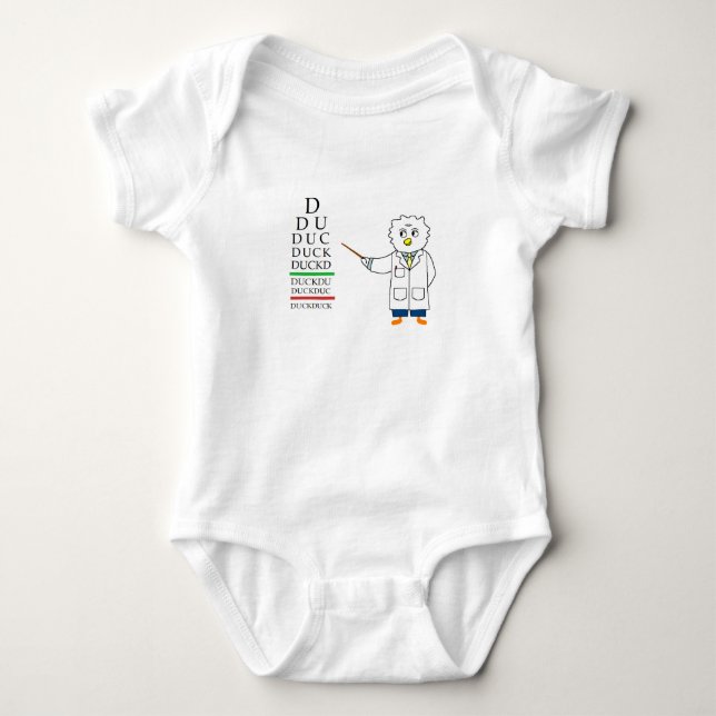 Eye Exam (optometrist) Baby Bodysuit (Front)