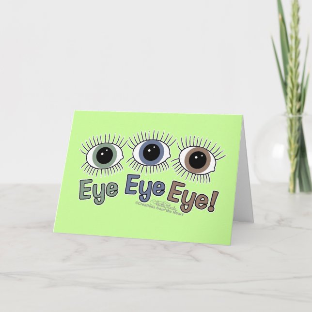 Eye Eye Eye! Card (Front)