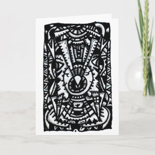 Eye-Eye. Ink drawing Card