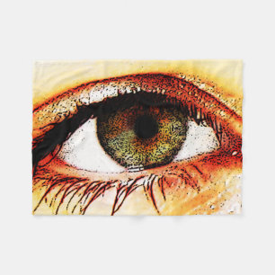 Eye fbcna fleece blanket