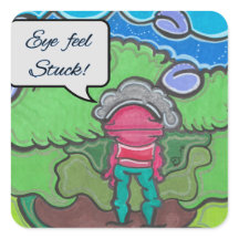Eye feel Stuck