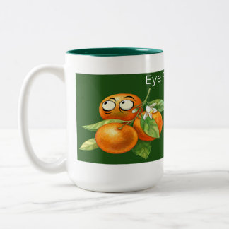 Eye Fruit You Two-Tone Coffee Mug