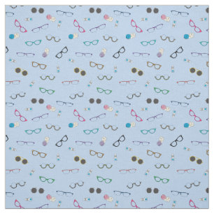 Eye Glasses and Contact Lenses Fabric