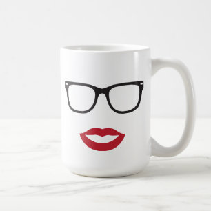 Eye Glasses and Lips Mug