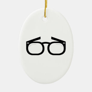 Eye Glasses Ceramic Tree Decoration