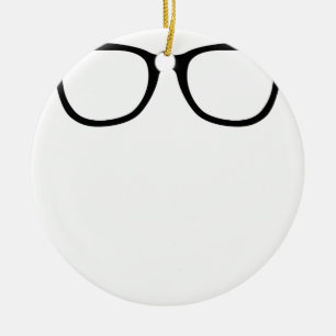 Eye Glasses Ceramic Tree Decoration