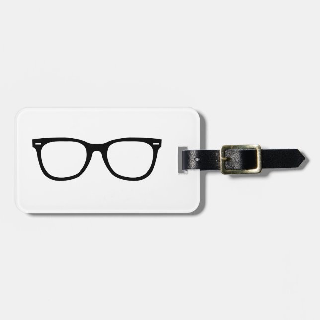 Eye Glasses Luggage Tag (Front Horizontal)