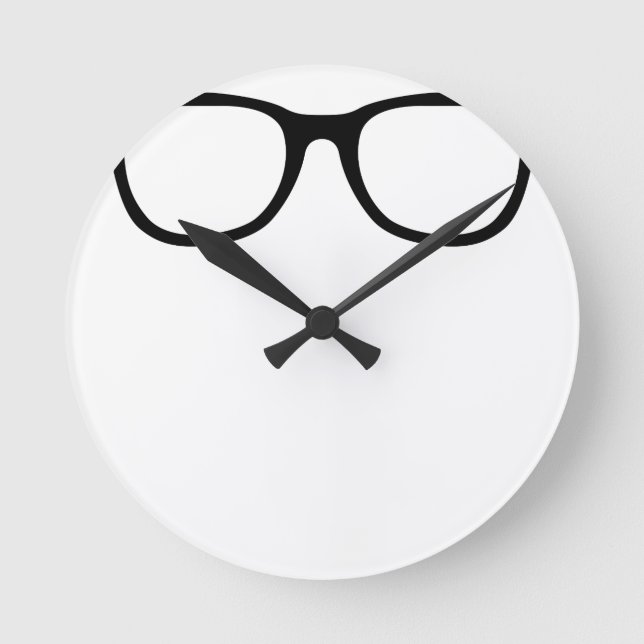 Eye Glasses Round Clock (Front)