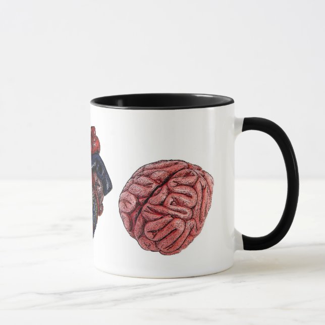 Eye Heart Brains Mug (Right)