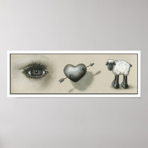 Eye Heart Ewe print