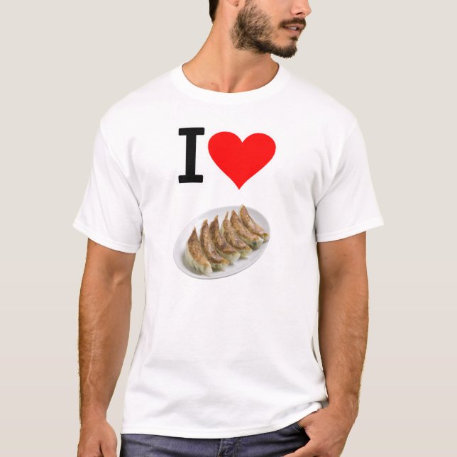 Eye Heart Gyoza (live-action version) ( I Love Gyo T-Shirt (Front)