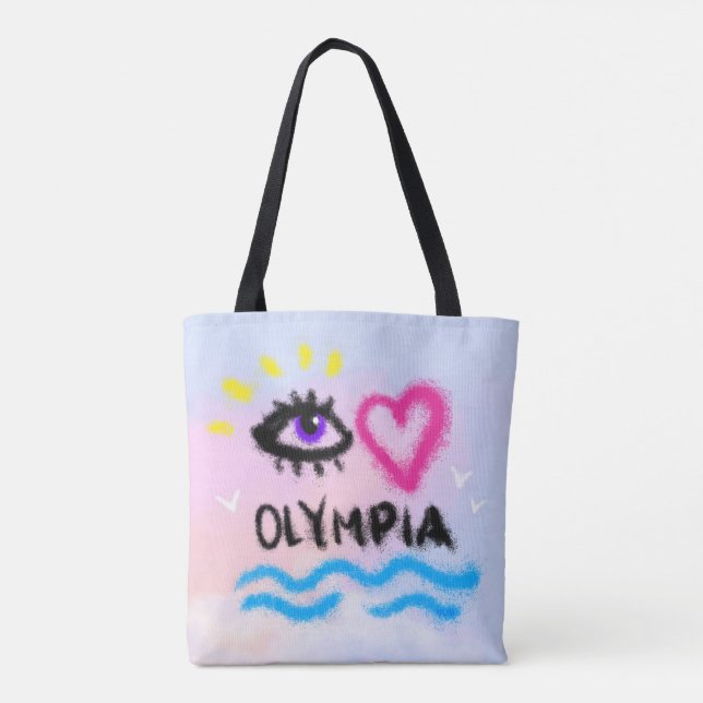 Eye Heart Olympia Tote (Back)
