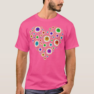 Eye Heart Optometry Ophthalmology Eye Doctor Optom T-Shirt