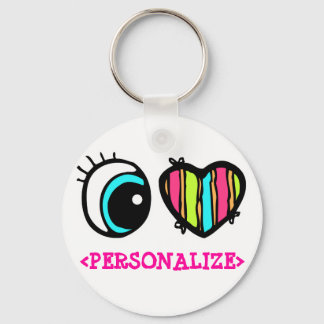 Eye Heart Pictogram, <PERSONALIZE> Key Ring