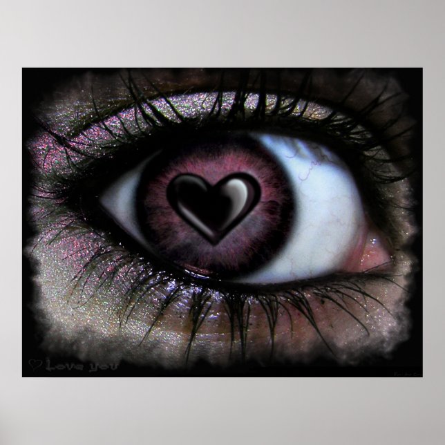 Eye Heart U Canvas Print (Front)