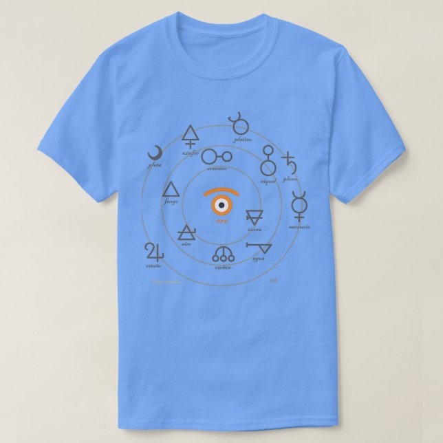 eye in gold T-Shirt (Design Front)